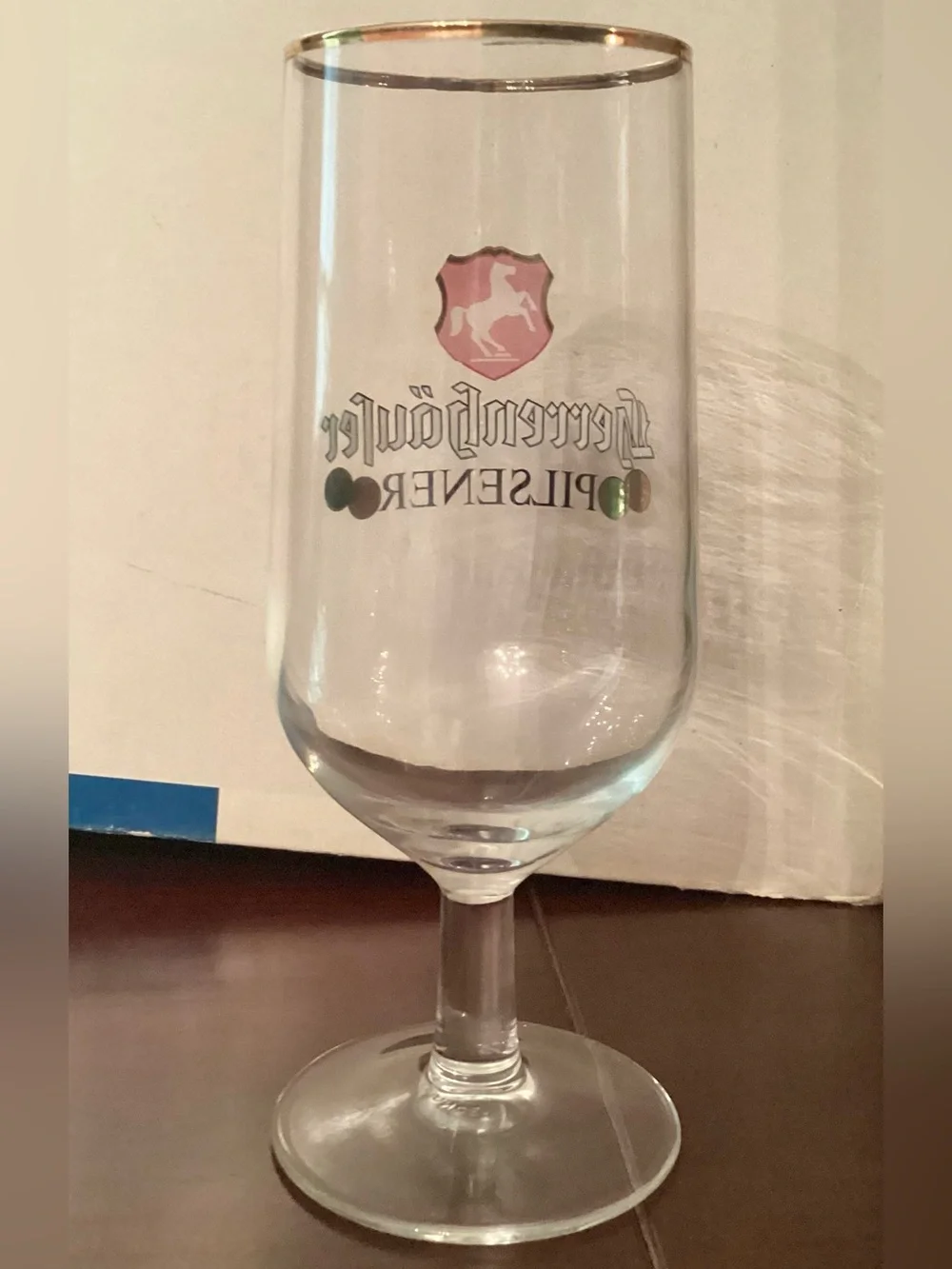 Beer Glass Vintage 1960s–70s Herrenhäuser Pilsener Beer Flute